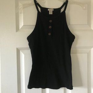 Black Halter Top